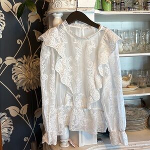 #156 lace rebellion blouse